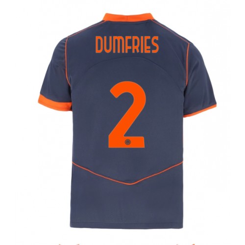 Inter Milan Denzel Dumfries #2 Replika Tredje Tröja 2025-26 Kortärmad